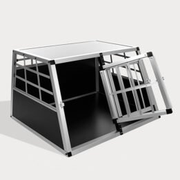Aluminum Dog cage Large Single Door Dog cage 75a Special 66 06-0769 www.gmtpet.net