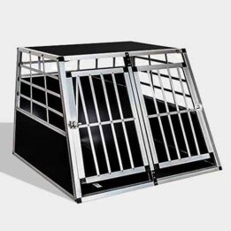 Aluminum Large Double Door Dog cage 65a 06-0773 www.gmtpet.net