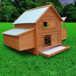 Wooden pet house Double Layer Chicken Cages Large Hen House www.gmtpet.net