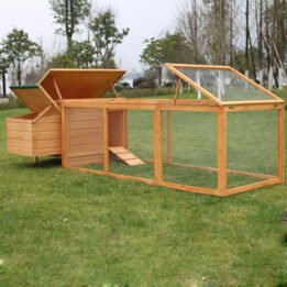 Factory Wholesale Wooden Chicken Cage Large Size Pet Hen House Cage www.gmtpet.net
