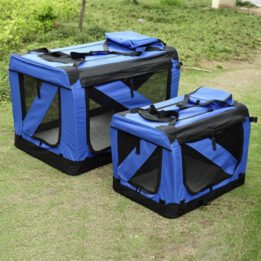 Blue Large Dog Travel Bag Waterproof Oxford Cloth Pet Carrier Bag www.gmtpet.net