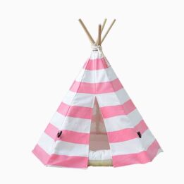 Canvas Teepee: Factory Direct Sales Pet Teepee Tent 100% Cotton 06-0943 www.gmtpet.net
