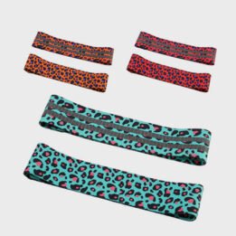 Custom New Product Leopard Squat With Non-slip Latex Fabric Resistance Bands www.gmtpet.net