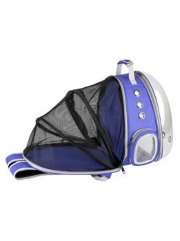 Purple Transparent Pet Bag Space Capsule Pet Backpack 103-45067 www.gmtpet.net